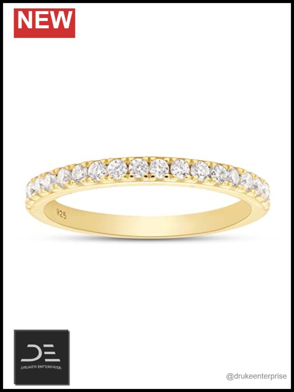 Half Eternity Wedding Band Ring for Women, Round Moissanite and Lab Grown
